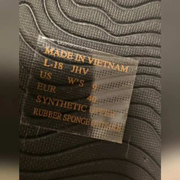 FOR @KSTAND11 - NWOT! Reef Black Glitter Slides - Size 9 - flaw - Picture 6 of 7